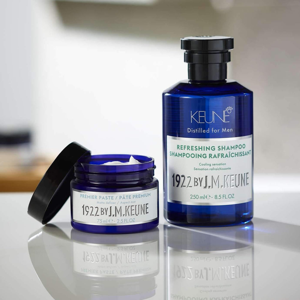 1922 By J.M.Keune Premier Paste/ Pate Premium & Refreshing Shampoo